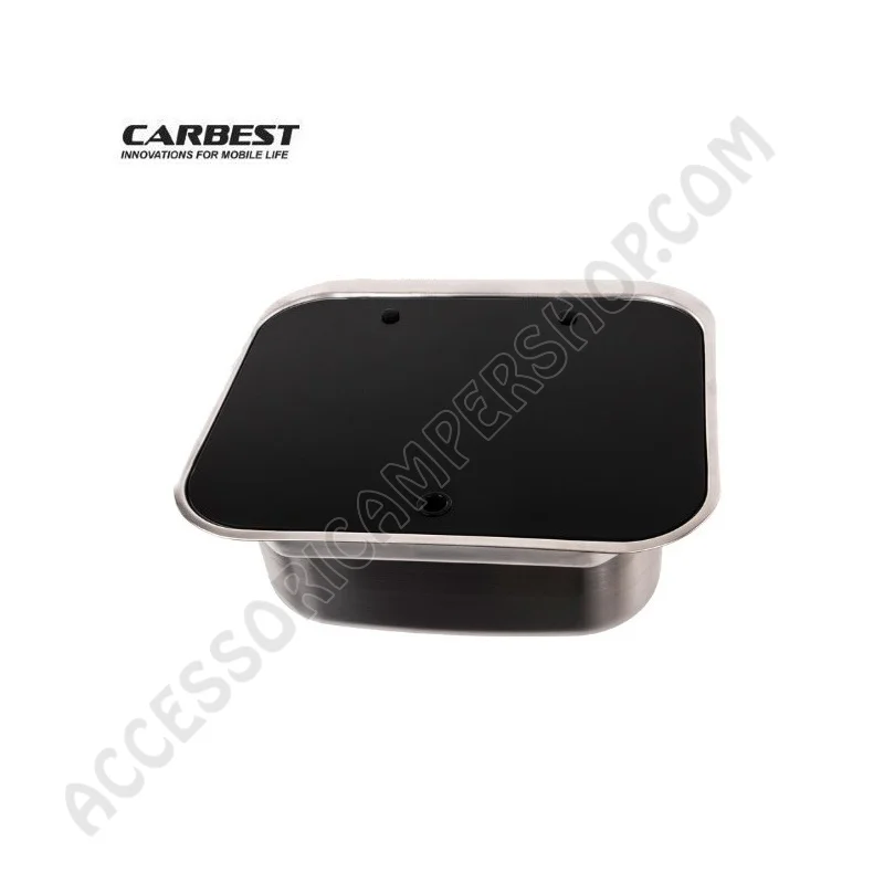 Lavello Carbest Rettangolare 415x365 mm in Acciaio Inox | Accessoricampershop.com