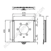 Piastra Girevole per Sedile Ford Transit 2014+ | Accessoricampershop.com