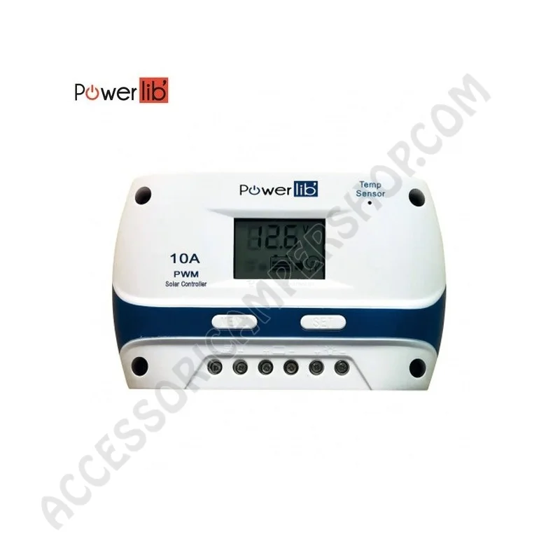 Regolatore di carica PWM 10A per pannello solare | Accessoricampershop.com