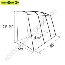 Veranda A.I.R. PRAIRIE Brunner Gonfiabile per Caravan | Accessoricampershop.com