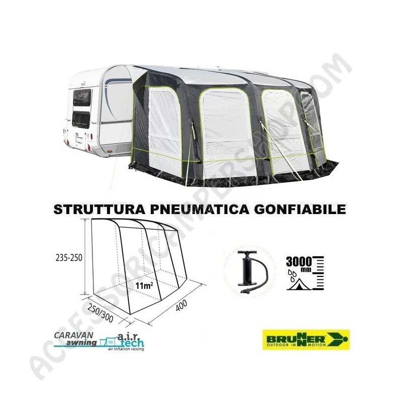 Veranda A.I.R.TECH PANORAMA Gonfiabile per Caravan | Accessoricampershop.com