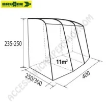 Veranda A.I.R.TECH PANORAMA Gonfiabile per Caravan | Accessoricampershop.com