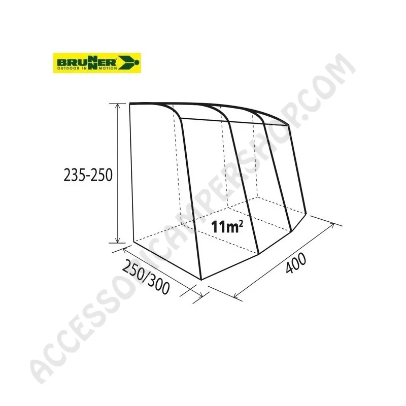 Veranda A.I.R.TECH PANORAMA Gonfiabile per Caravan | Accessoricampershop.com