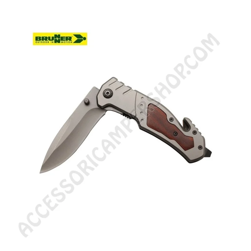 Coltello Pieghevole Tiger Brunner per Outdoor | Accessoricampershop.com