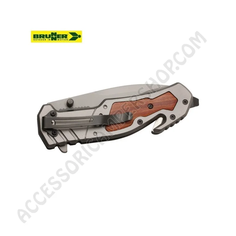 Coltello Pieghevole Tiger Brunner per Outdoor | Accessoricampershop.com