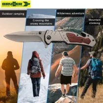 Coltello Pieghevole Tiger Brunner per Outdoor | Accessoricampershop.com