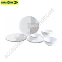 Set Stoviglie 12 Pezzi Melamina Brunner | Accessoricampershop.com