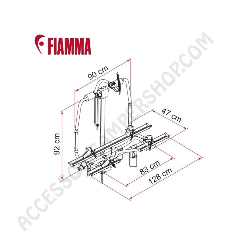 Porta-bici per Timone Caravan Fiamma Carry-Bike | Accessoricampershop.com