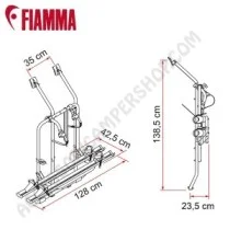 Porta-bici Fiamma Carry-Bike VW T4 D per Van | Accessoricampershop.com