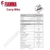 Porta-bici Fiamma Carry-Bike Ford Custom Deep Black | Accessoricampershop.com