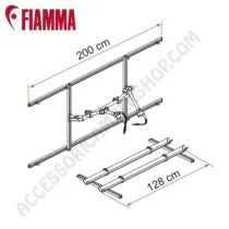 Porta-bici Carry-Bike Garage Pack Plus Fiamma | Accessoricampershop.com