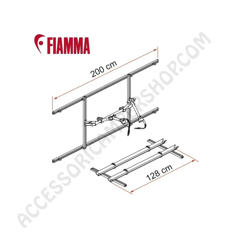 Porta-bici Carry-Bike Garage Pack Plus Fiamma | Accessoricampershop.com