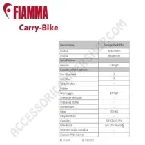 Porta-bici Carry-Bike Garage Pack Plus Fiamma | Accessoricampershop.com