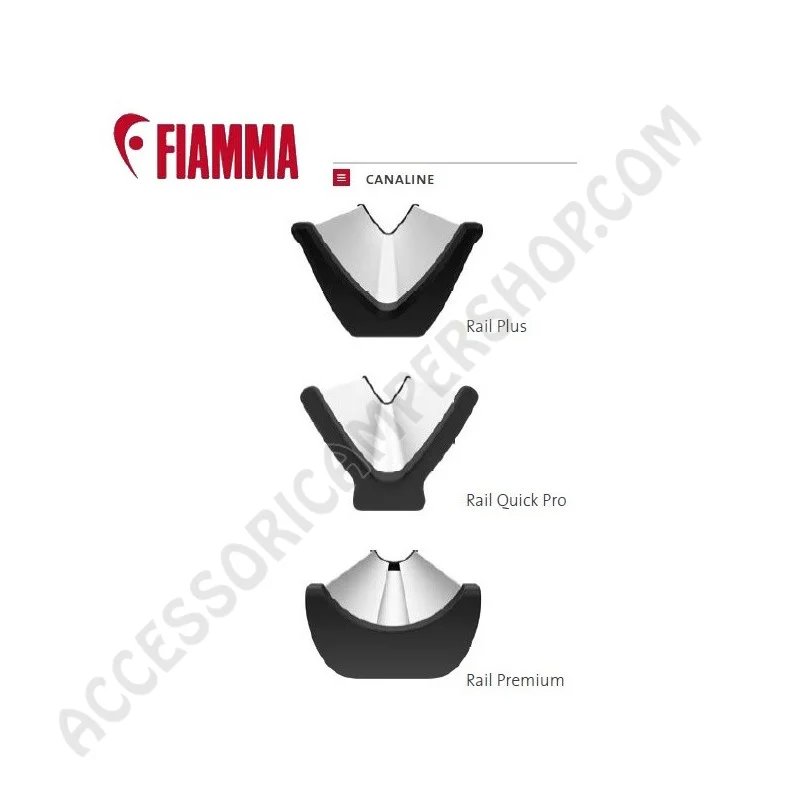Canalina RAIL PLUS 128 per portabici camper | Accessoricampershop.com