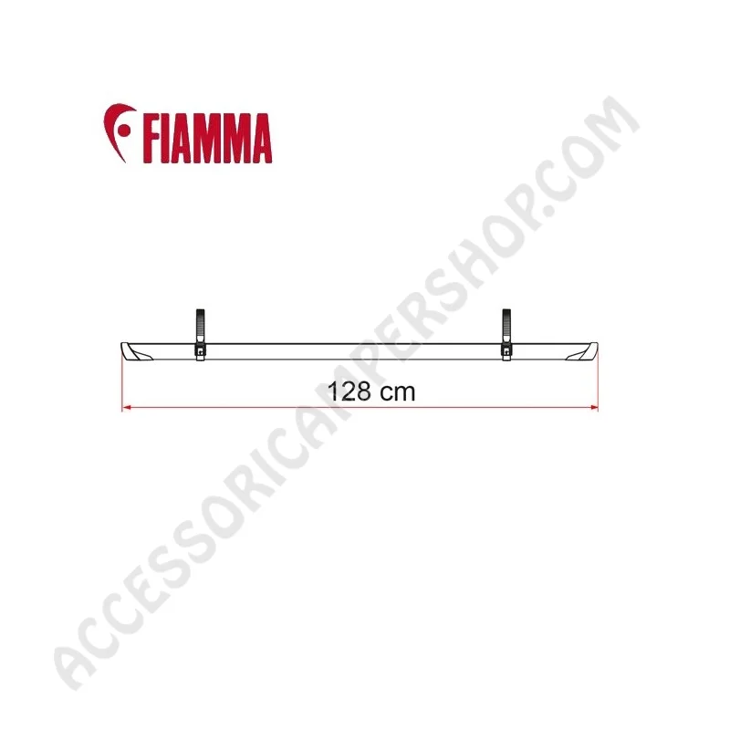 Canalina RAIL PLUS 128 per portabici camper | Accessoricampershop.com