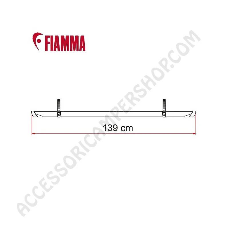 Canalina RAIL PLUS XL DEEP BLACK 139 per portabici | Accessoricampershop.com