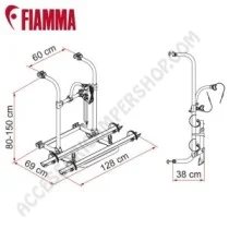 Portabici Fiamma Carry-Bike Pro N per Camper | Accessoricampershop.com