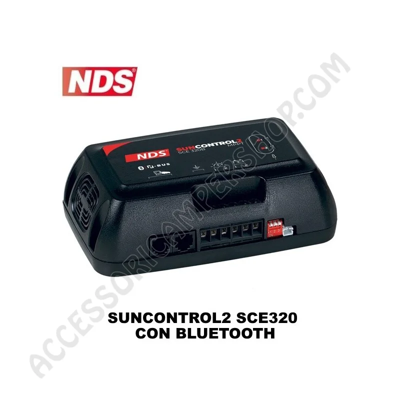 Regolatore di carica solare MPPT 320W con Bluetooth | Accessoricampershop.com