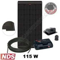 Kit Pannello Solare 115W con Regolatore MPPT | Accessoricampershop.com