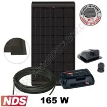 Kit Pannello Solare 165W NDS Black Solar | Accessoricampershop.com