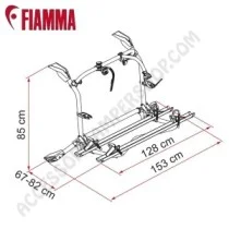 Porta-bici Fiamma Carry-Bike VW T6 Pro Deep Black | Accessoricampershop.com