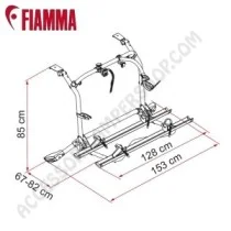 Porta-bici Fiamma Carry-Bike VW T5 Pro Deep Black | Accessoricampershop.com