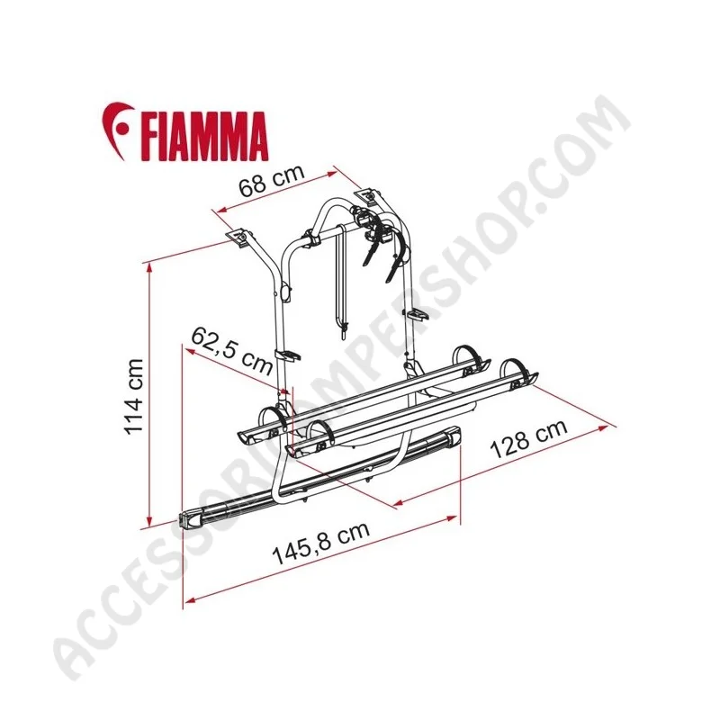 Porta-bici Fiamma Carry-Bike PSA per Toyota ProAce | Accessoricampershop.com