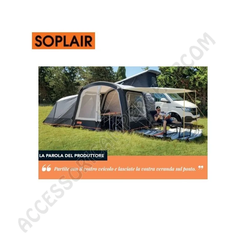 Veranda Pneumatica Gonfiabile TILIA AIR per Minivan | Accessoricampershop.com
