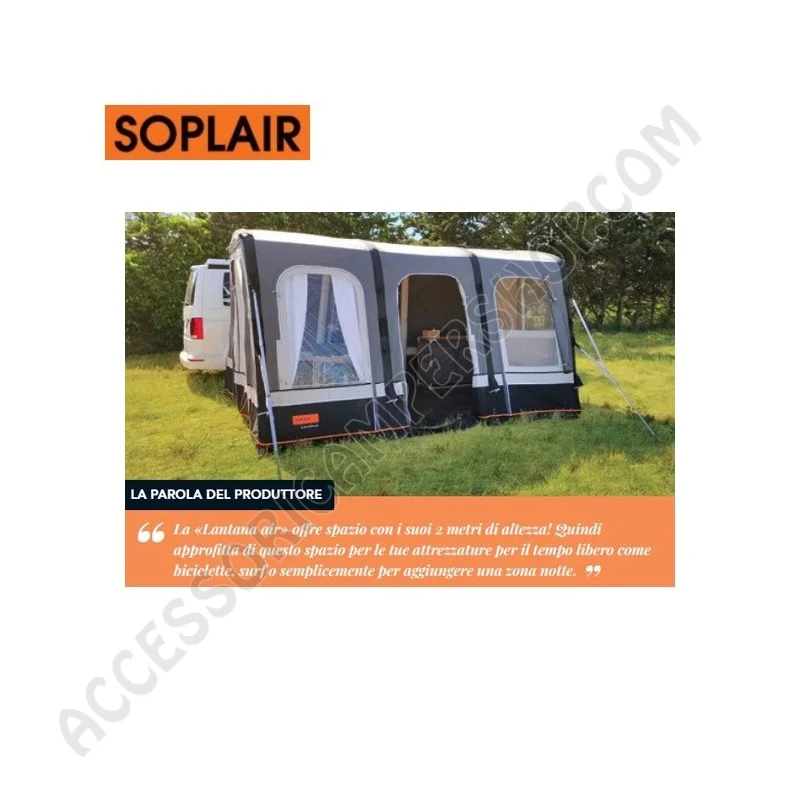 Veranda Pneumatica Gonfiabile LANTANA AIR SOPLAIR | Accessoricampershop.com