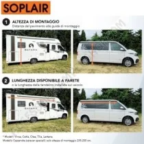 Veranda Pneumatica Gonfiabile LANTANA AIR SOPLAIR | Accessoricampershop.com