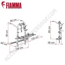 Porta-bici Fiamma Carry-Bike Mercedes V Class Premium | Accessoricampershop.com