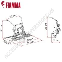 Porta-bici Fiamma Carry-Bike Mercedes V Class E-Bike | Accessoricampershop.com
