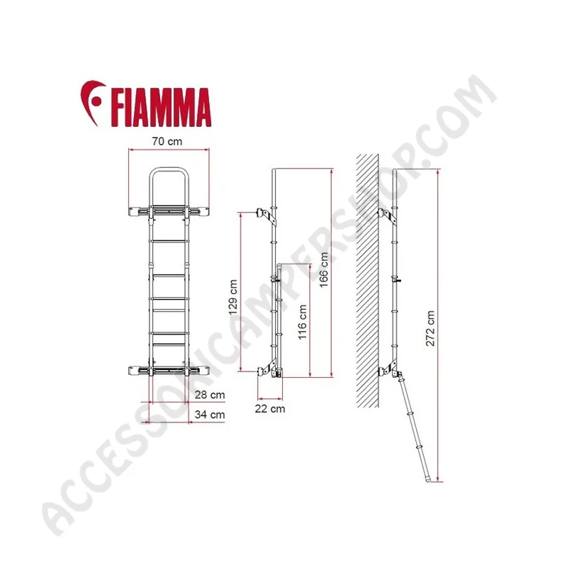 Scala Estrema DELUXE DJ per Furgonati | Accessoricampershop.com