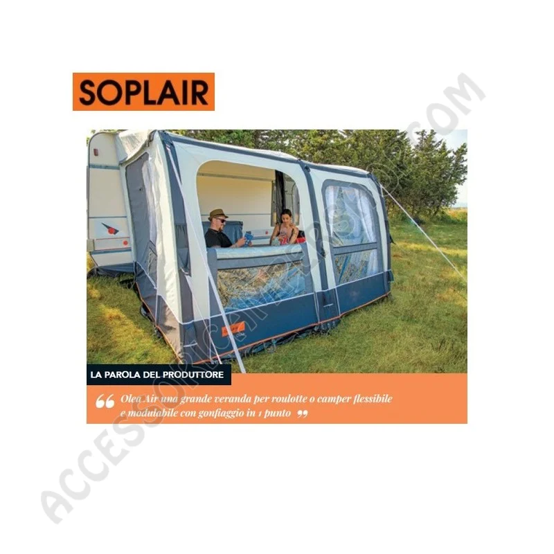 Veranda Pneumatica Gonfiabile Olea Air Soplaire | Accessoricampershop.com