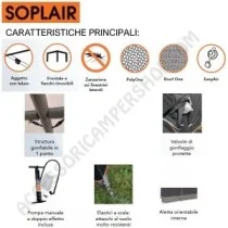 Veranda Gonfiabile Caravan Malia Air 240 | Accessoricampershop.com