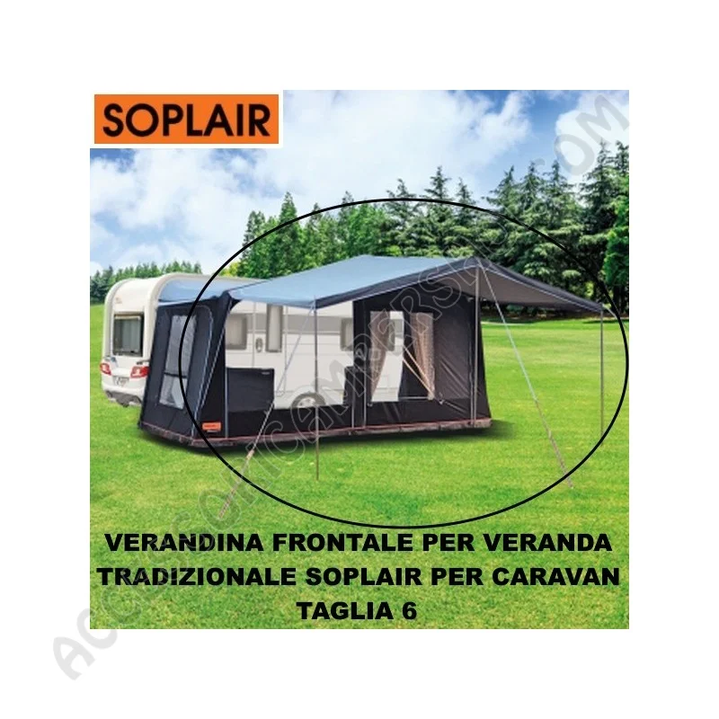 Verandina Aggiuntiva Frontale Soplair Taglia 6 | Accessoricampershop.com