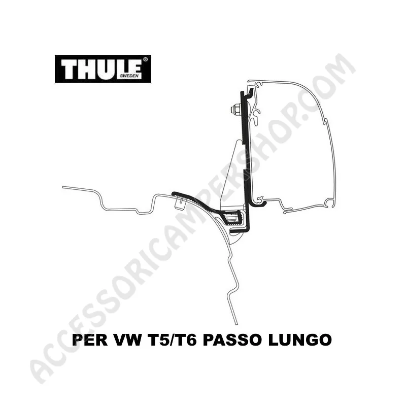 Kit VW T5/T6 Multirail per Tendalini Thule | Accessoricampershop.com