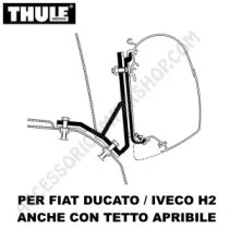 Staffe adattatori Thule per Fiat Ducato e Iveco | Accessoricampershop.com