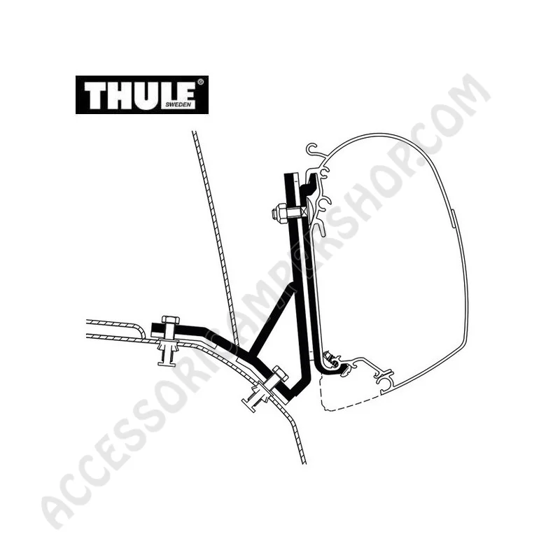 Staffe adattatori Thule per Fiat Ducato e Iveco | Accessoricampershop.com