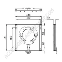 Piastra girevole per sedile Fiat Ducato e simili | Accessoricampershop.com