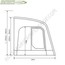 Tenda Veranda Gonfiabile Sportlite Air 320 | Accessoricampershop.com