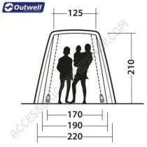 Tenda Posteriore Sandcrest S per Furgoni | Accessoricampershop.com