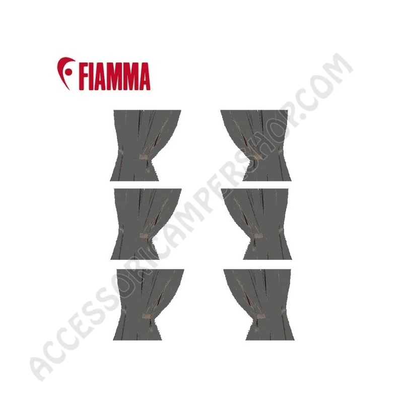 Tendine Fiamma Dark Grey per Privacy e Blocker Pro | Accessoricampershop.com