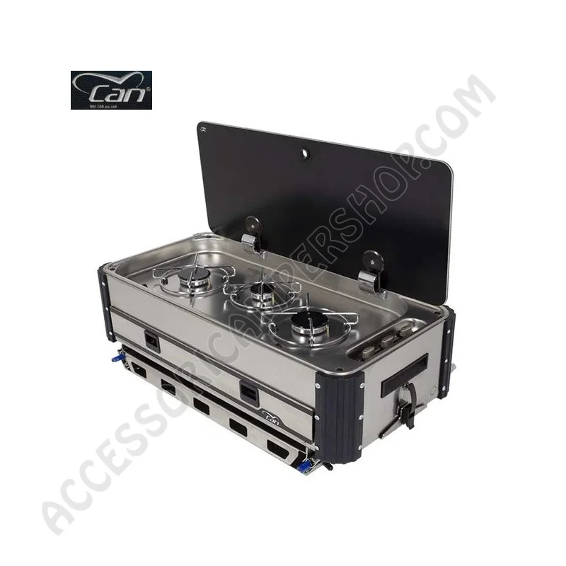 Cucina a gas estraibile 3 fuochi SL1350.LC CAN | Accessoricampershop.com