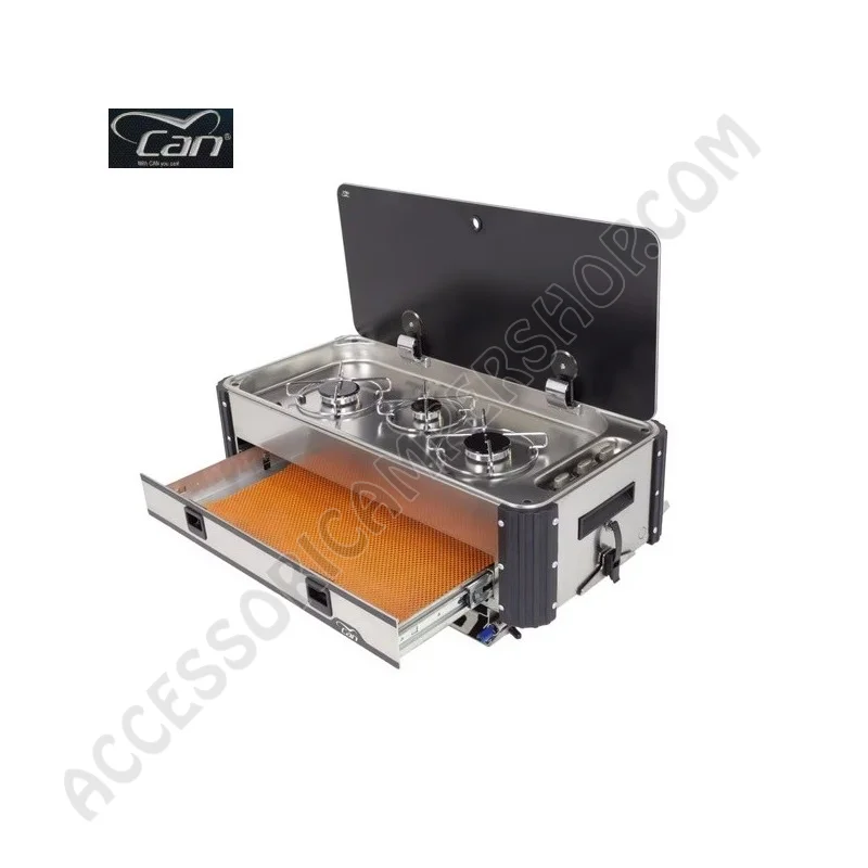 Cucina a gas estraibile 3 fuochi SL1350.LC CAN | Accessoricampershop.com