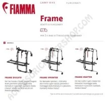 Porta-Bici Fiamma Carry-Bike Frame Anodizzato | Accessoricampershop.com