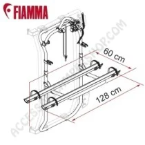 Porta-Bici Fiamma Carry-Bike Frame Anodizzato | Accessoricampershop.com
