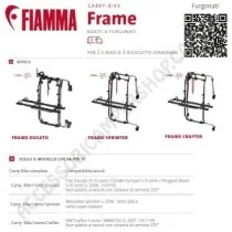 Porta-Bici Fiamma Carry-Bike Deep Black per Furgoni | Accessoricampershop.com