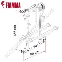 KIT FRAME DUCATO per porta-bici Fiamma | Accessoricampershop.com