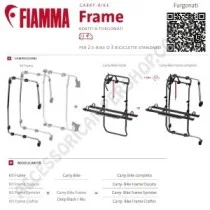KIT FRAME DUCATO per porta-bici Fiamma | Accessoricampershop.com